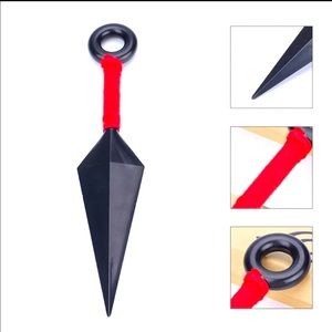 Set of three plastic cosplay throw knives